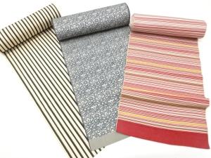 アンティーク　帯地反物　3本セット